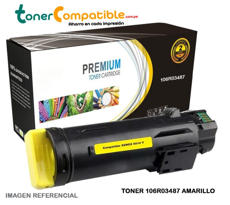 Toner Compatible Xerox 106R03487 Yellow