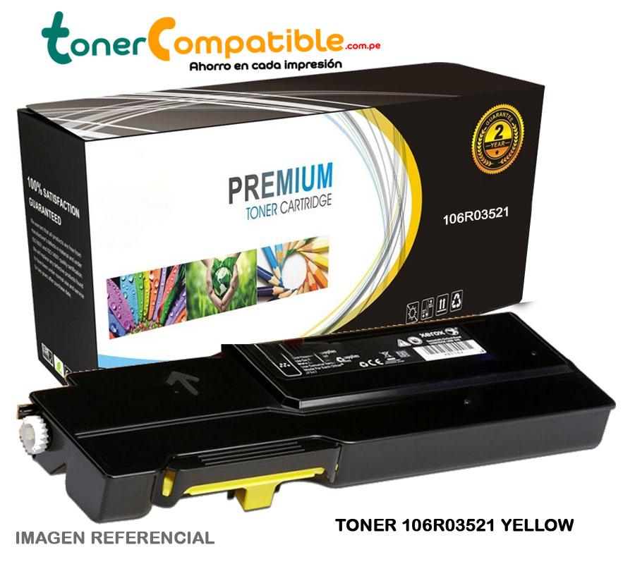 Toner Compatible Xerox 106R03521 Yellow Toner Compatible Xerox 106R03521 Yellow