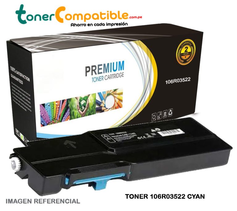 Toner Compatible Xerox 106R03522 Cyan